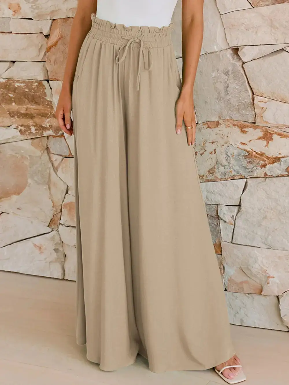 Modern Wide Leg Trousers