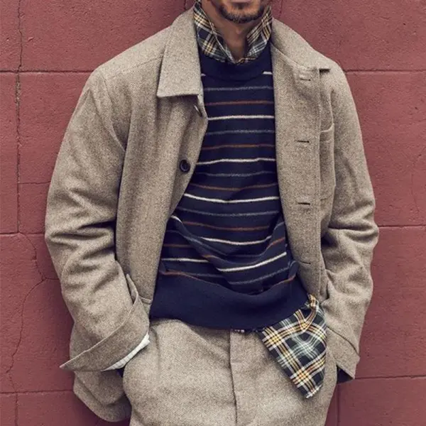 Collared Structured Utility Jacket