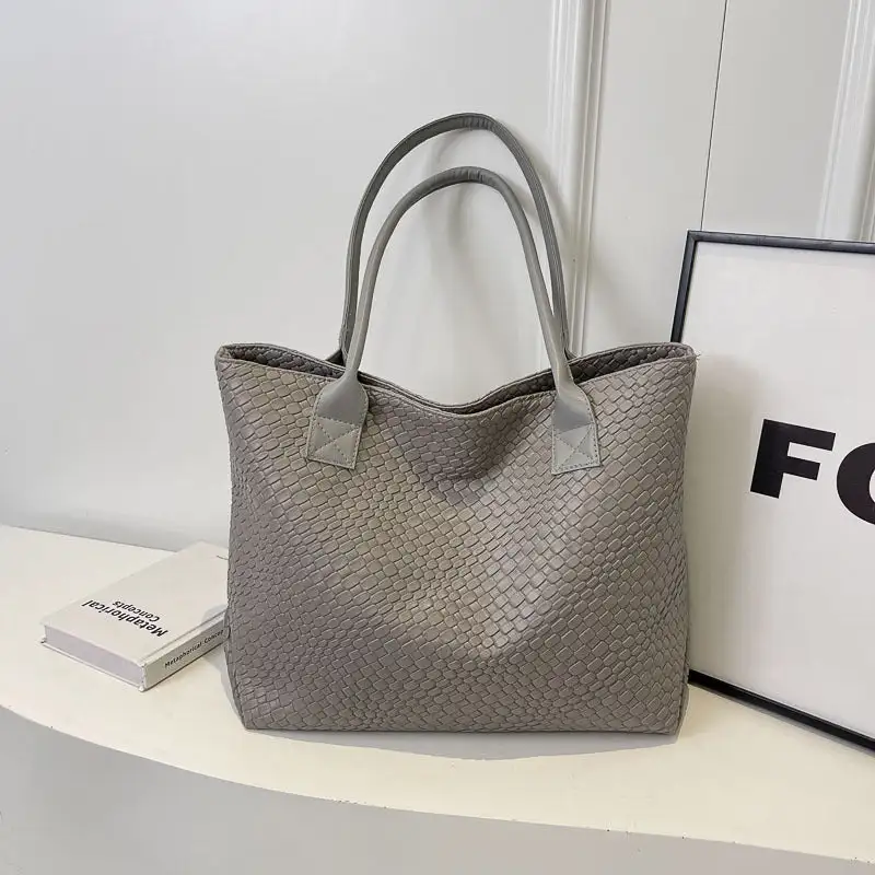 Commuter Woven Textured Tote Bag