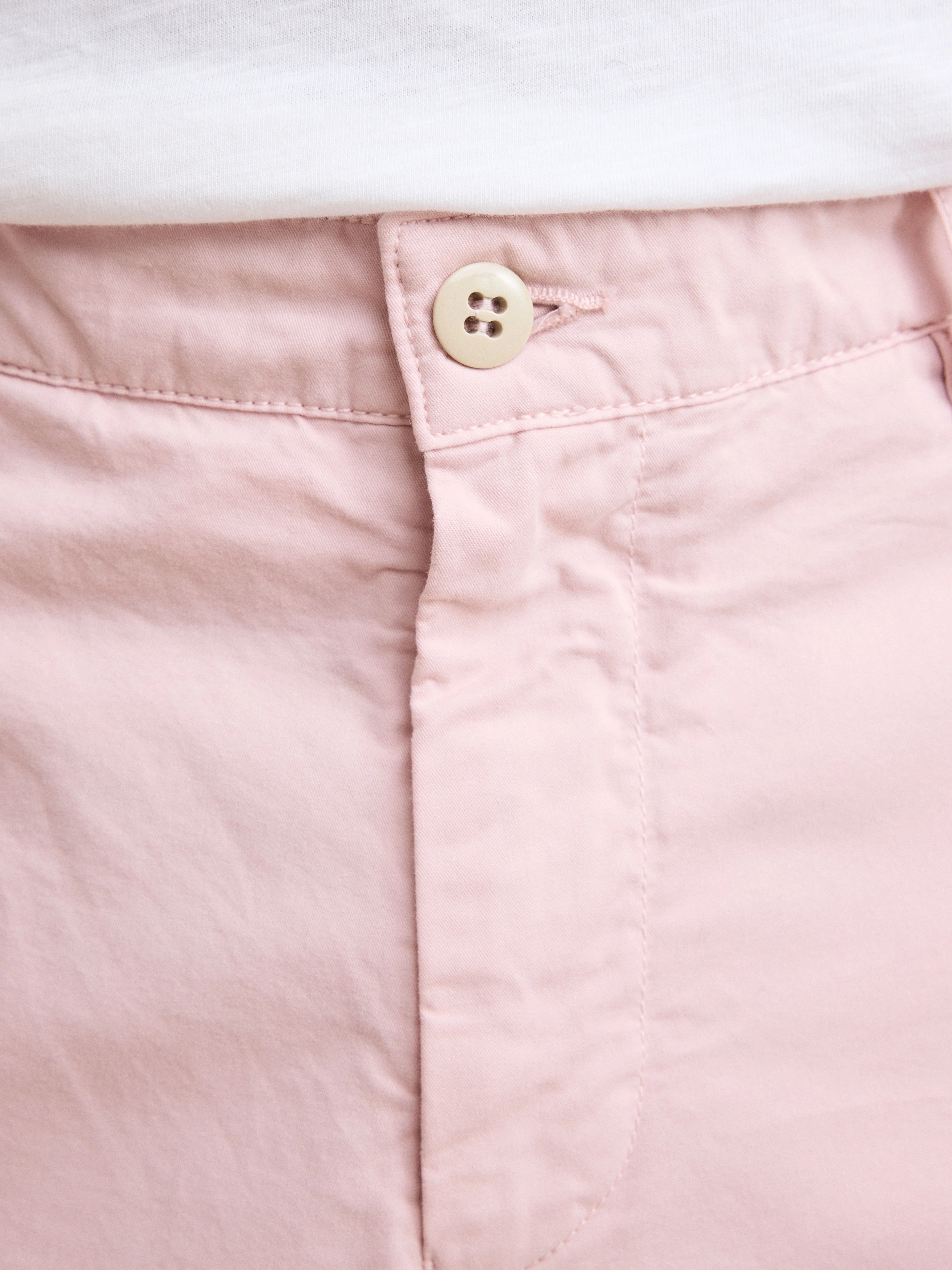 Men's Casual Style Faded Pink Pants