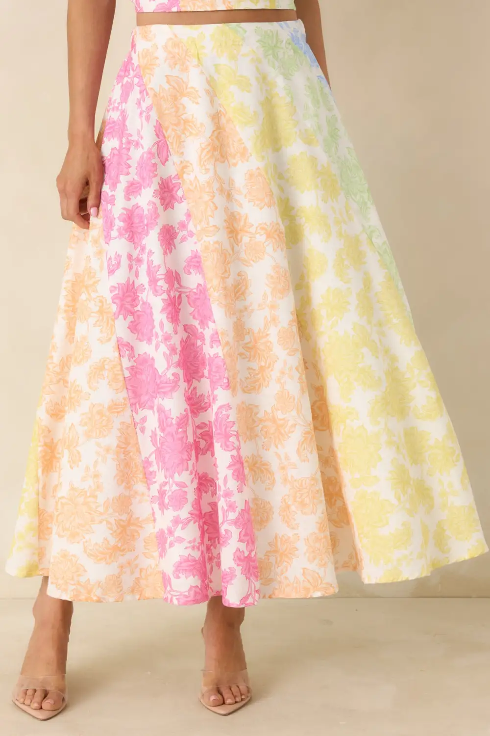 Floral Shes Midi Skirt