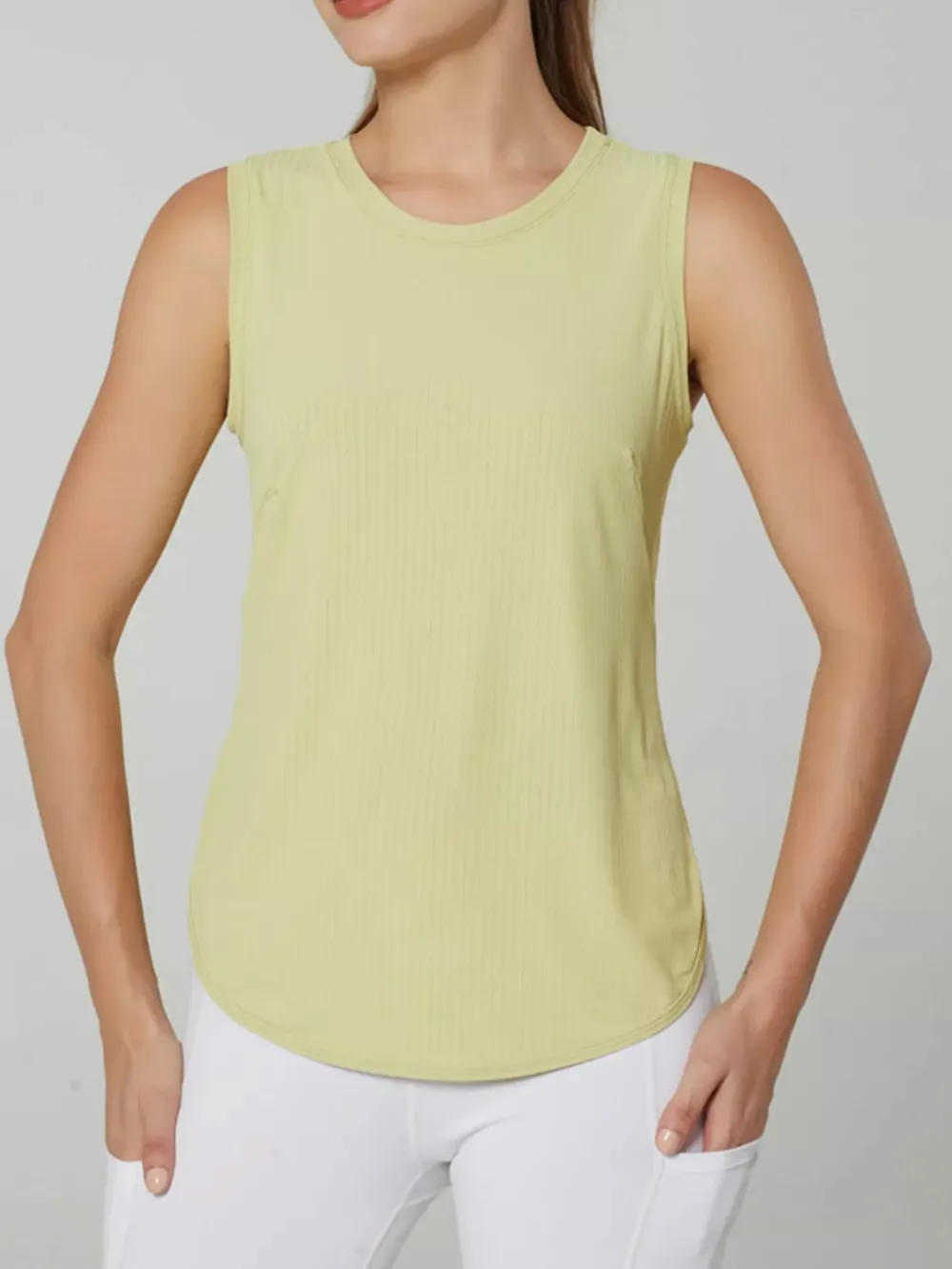 Active Ribbed Tank Top