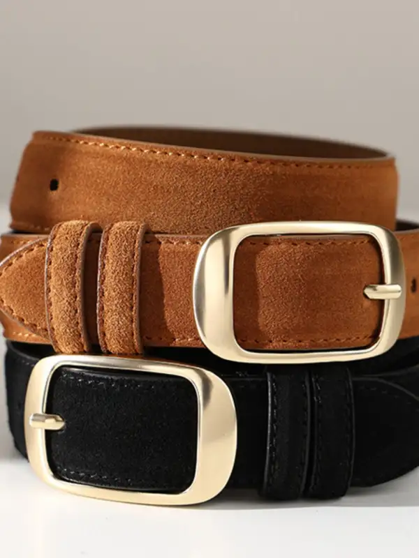 Modern Golden Buckle Belt