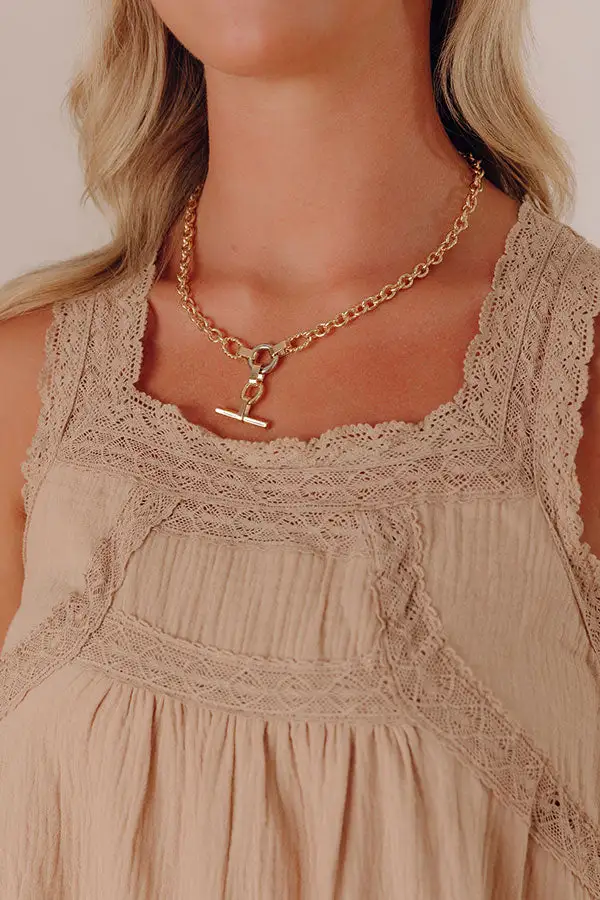 Textured Chunky Necklace