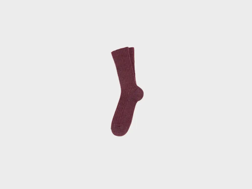 Everyday Ribbed Crew Shimmer Casual Socks