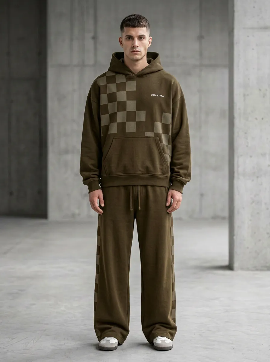 Casual Tracksuit Men's Two-Piece Tracksuit