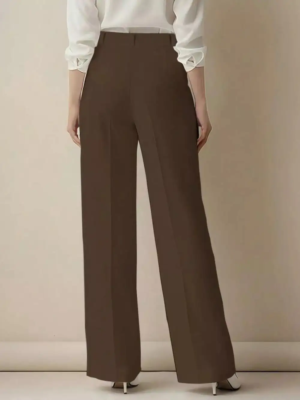 Lightweight High Waisted Wide Leg Pants