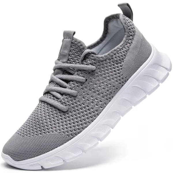 Mens Mesh Athletic Sneakers - Navy