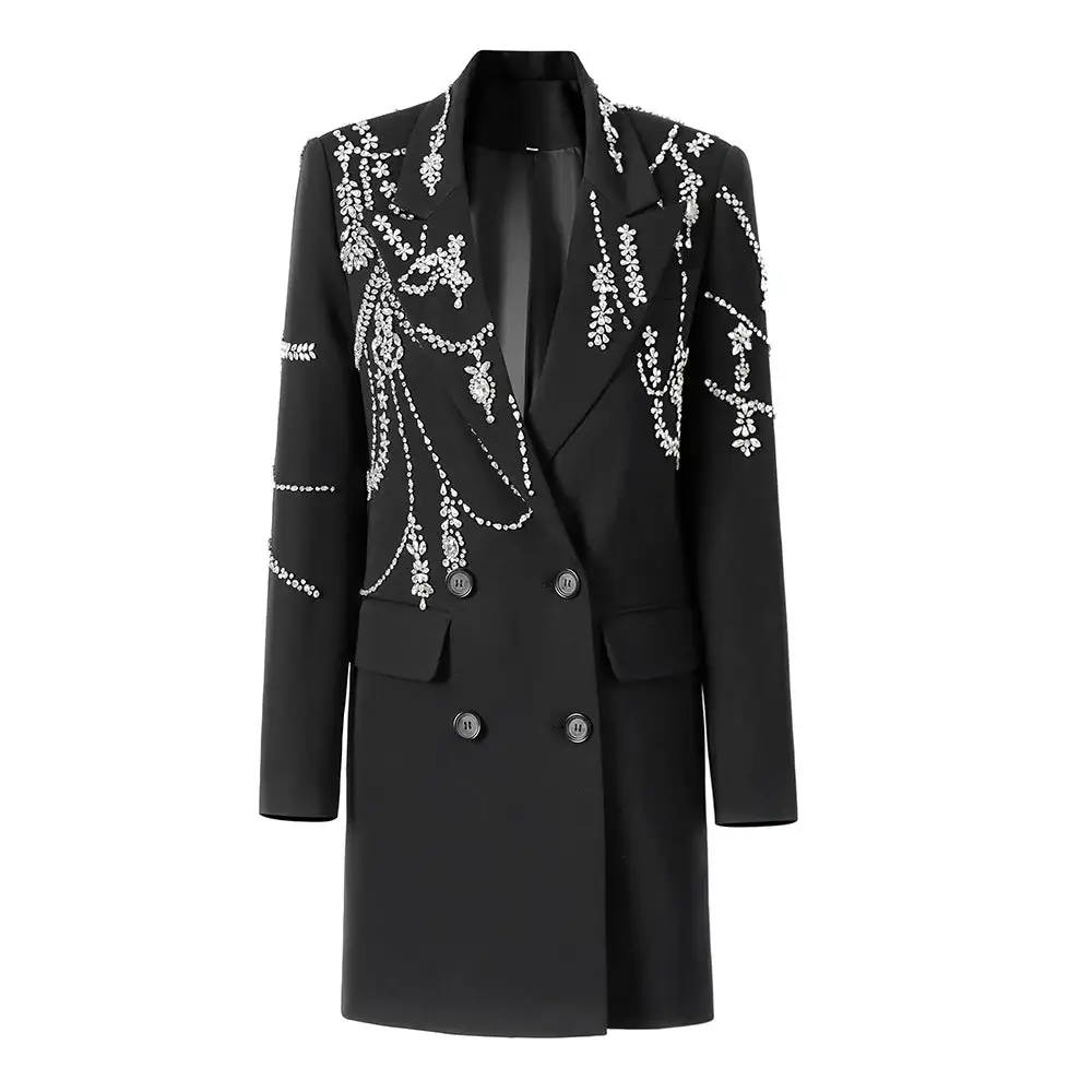 Shimmer Beaded Blazer