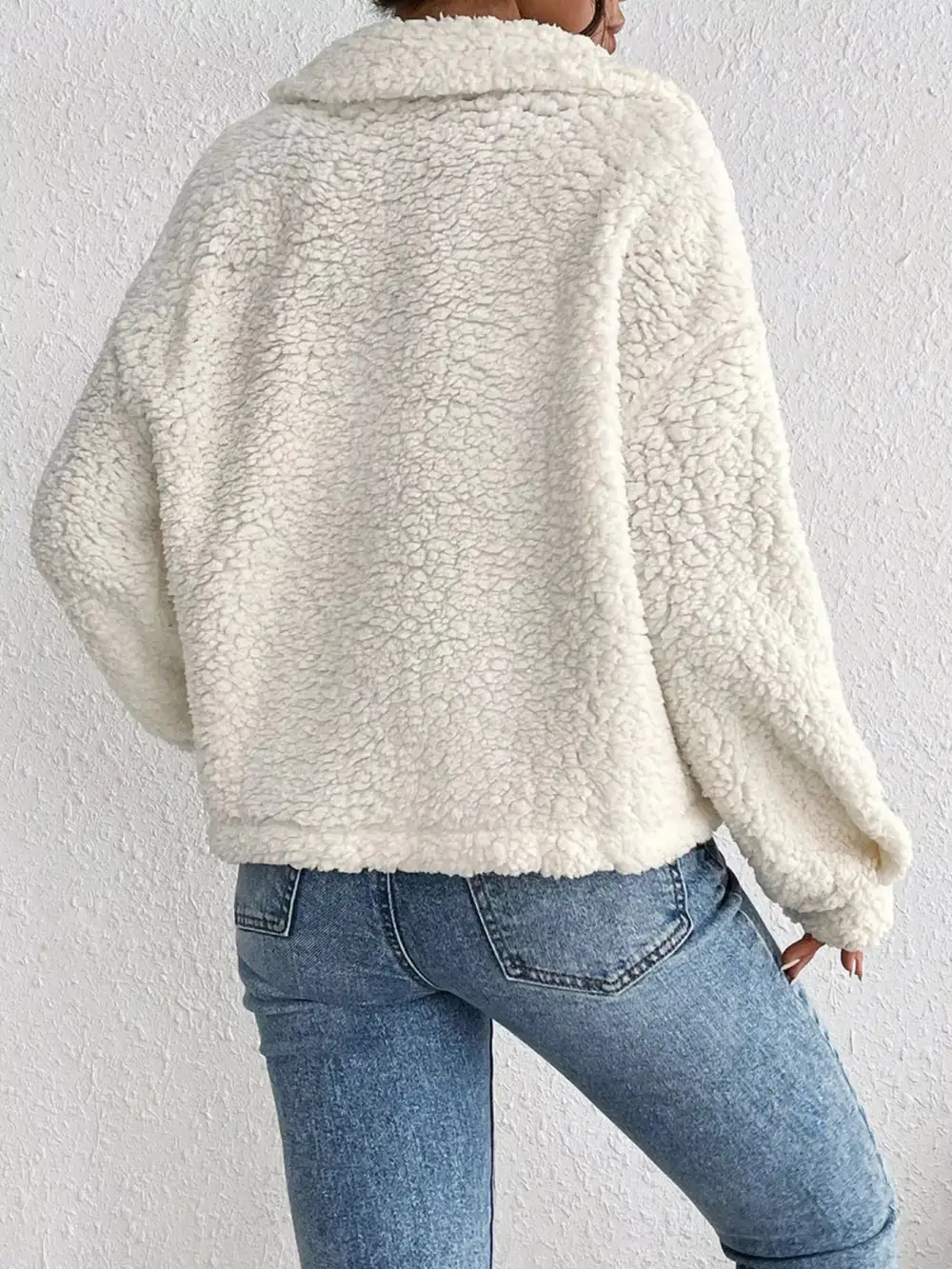 Cozy Sherpa Button-down Jacket
