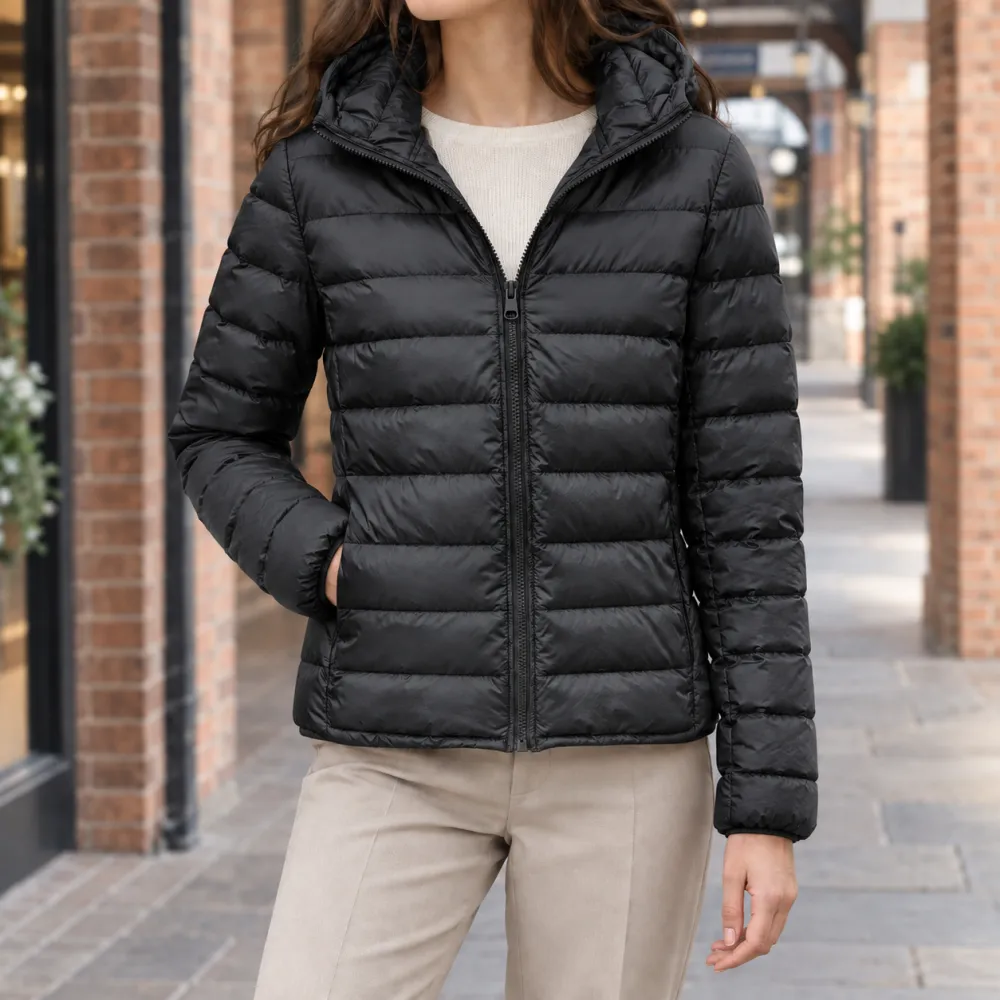 Hooded Quilted Jacket