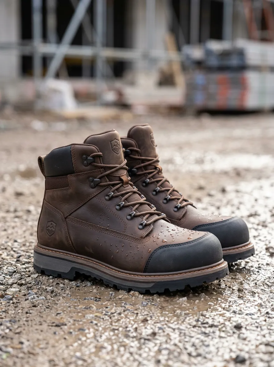 Everyday Daily Wear Men' Waterproof Work Boots