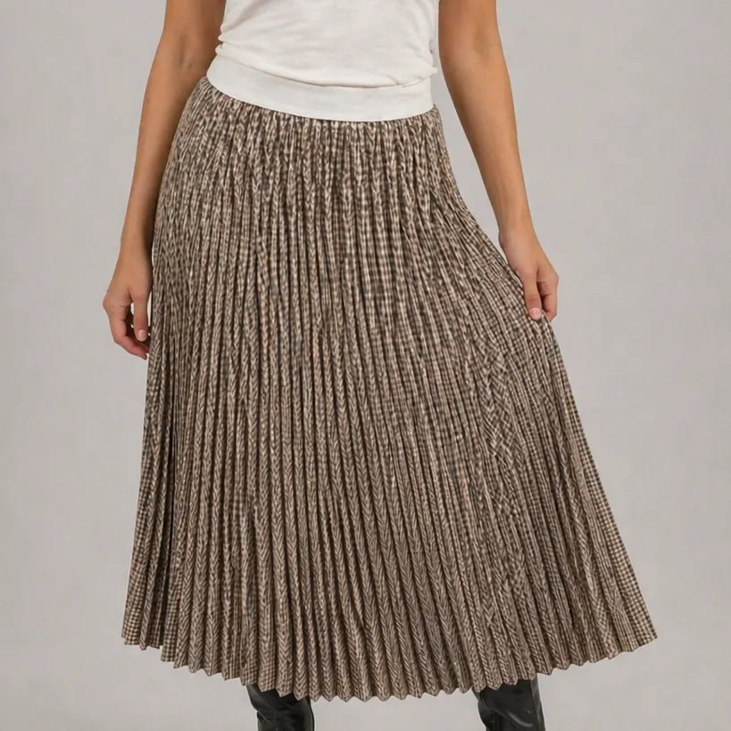 Check Pattern Everyday Skirt