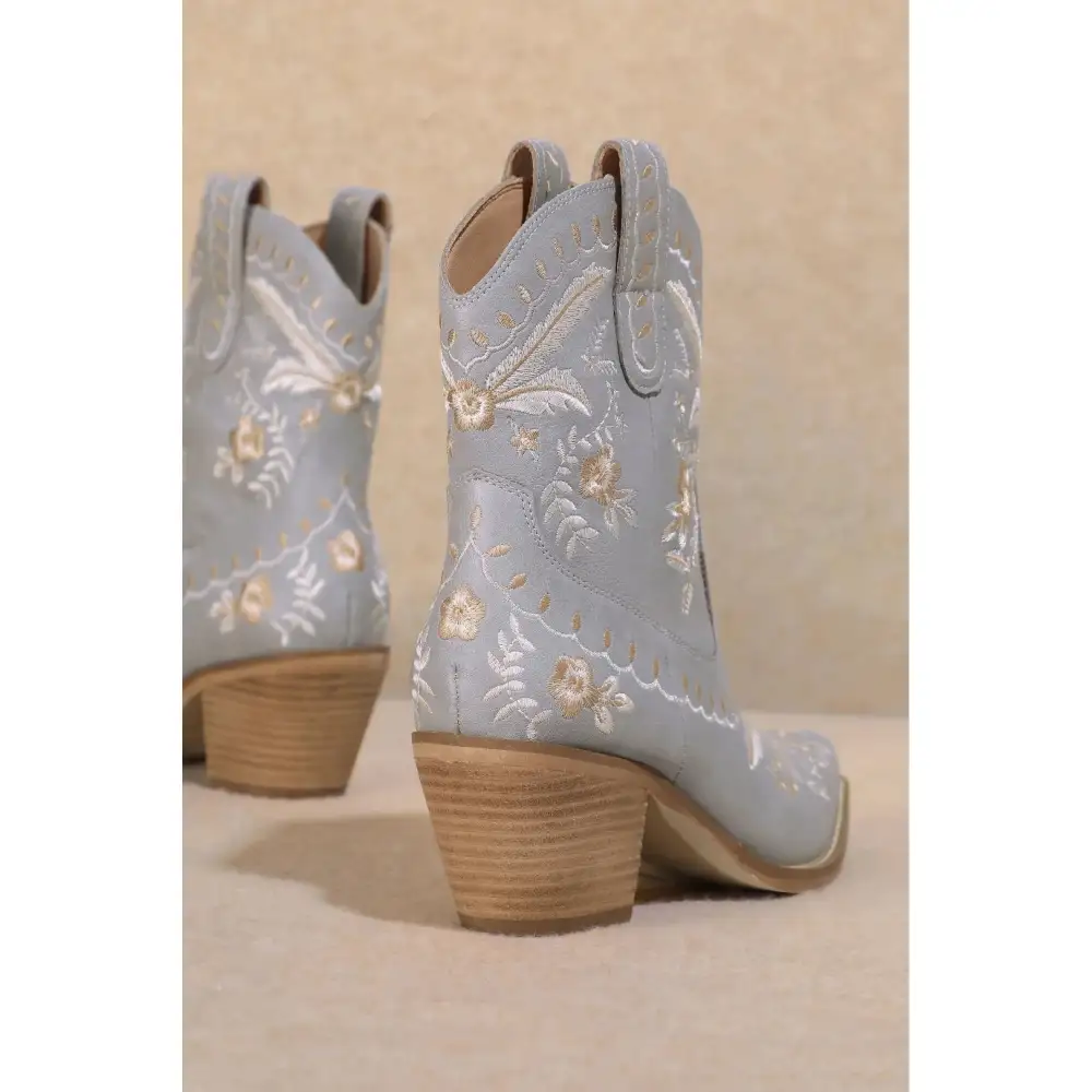 Corral Embroidered Cowgirl Ankle Bootie