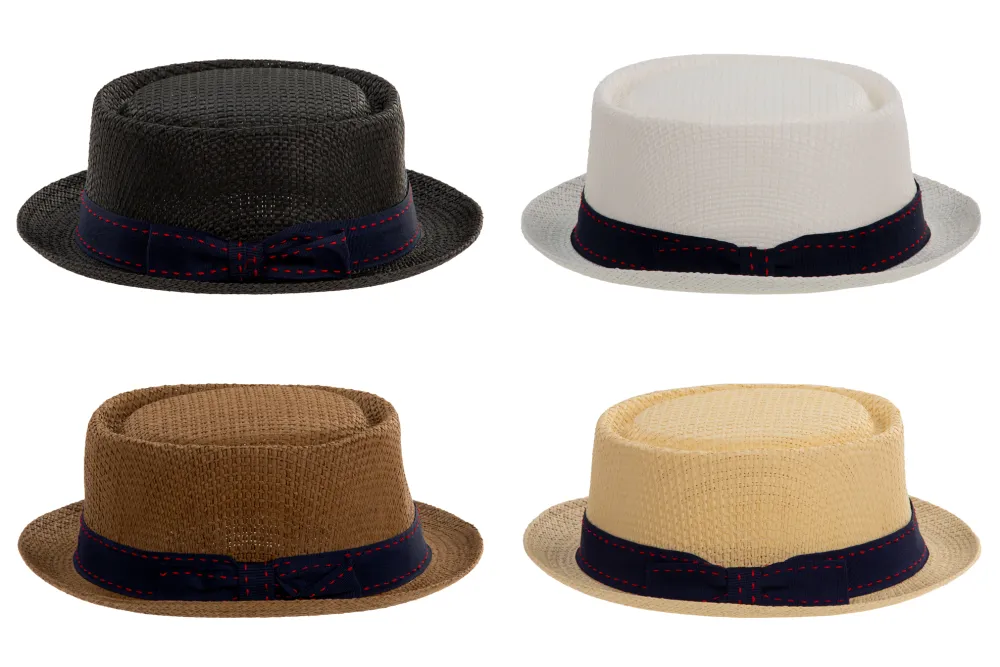 Woven Paper Fedora Hat