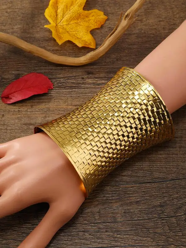 Contemporary Adjustable Geometric Alloy Vintage Bracelet