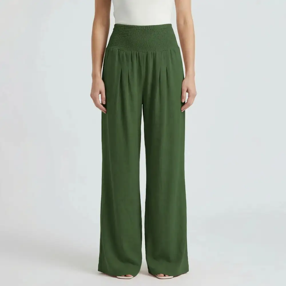 Wide Leg High Waisted