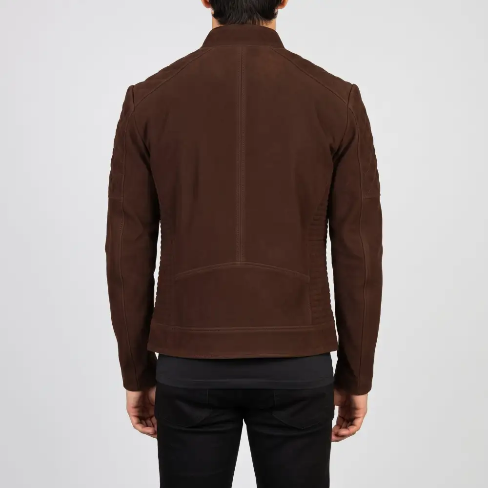Classic Suede Biker Western Multi Pocket Jacket