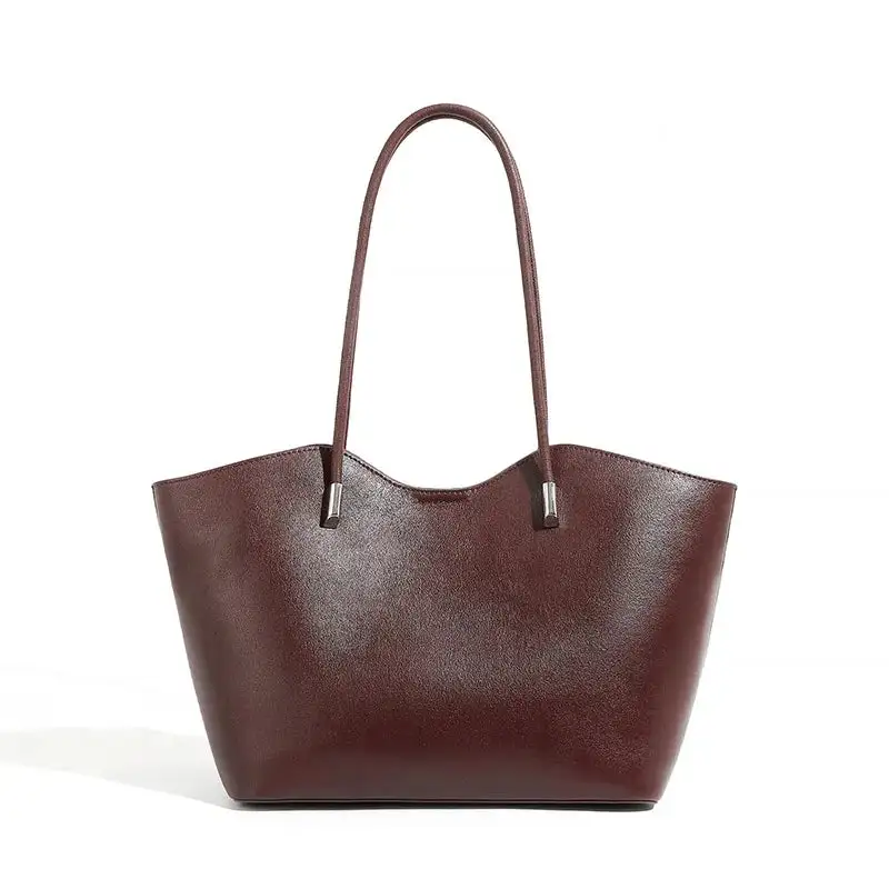 Refined Luxury: Soft Genuine Leather Large-Capacity Handbag