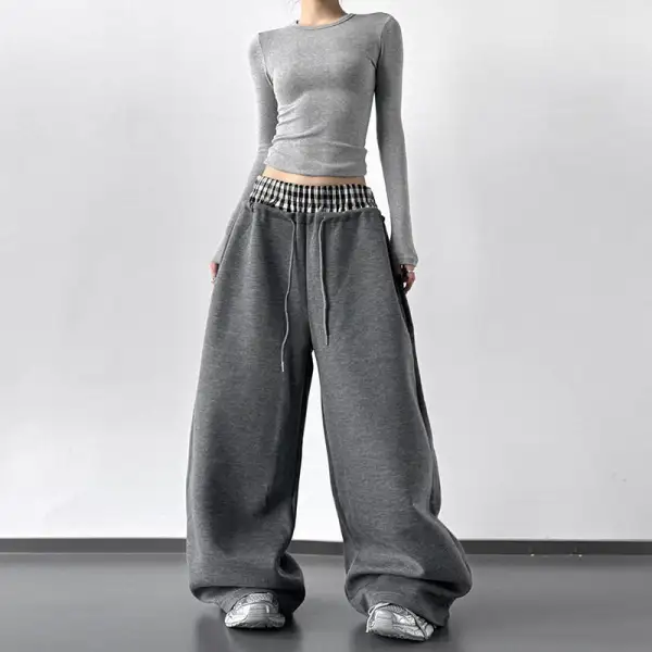 Women's Wide Leg Drawstring Pants
