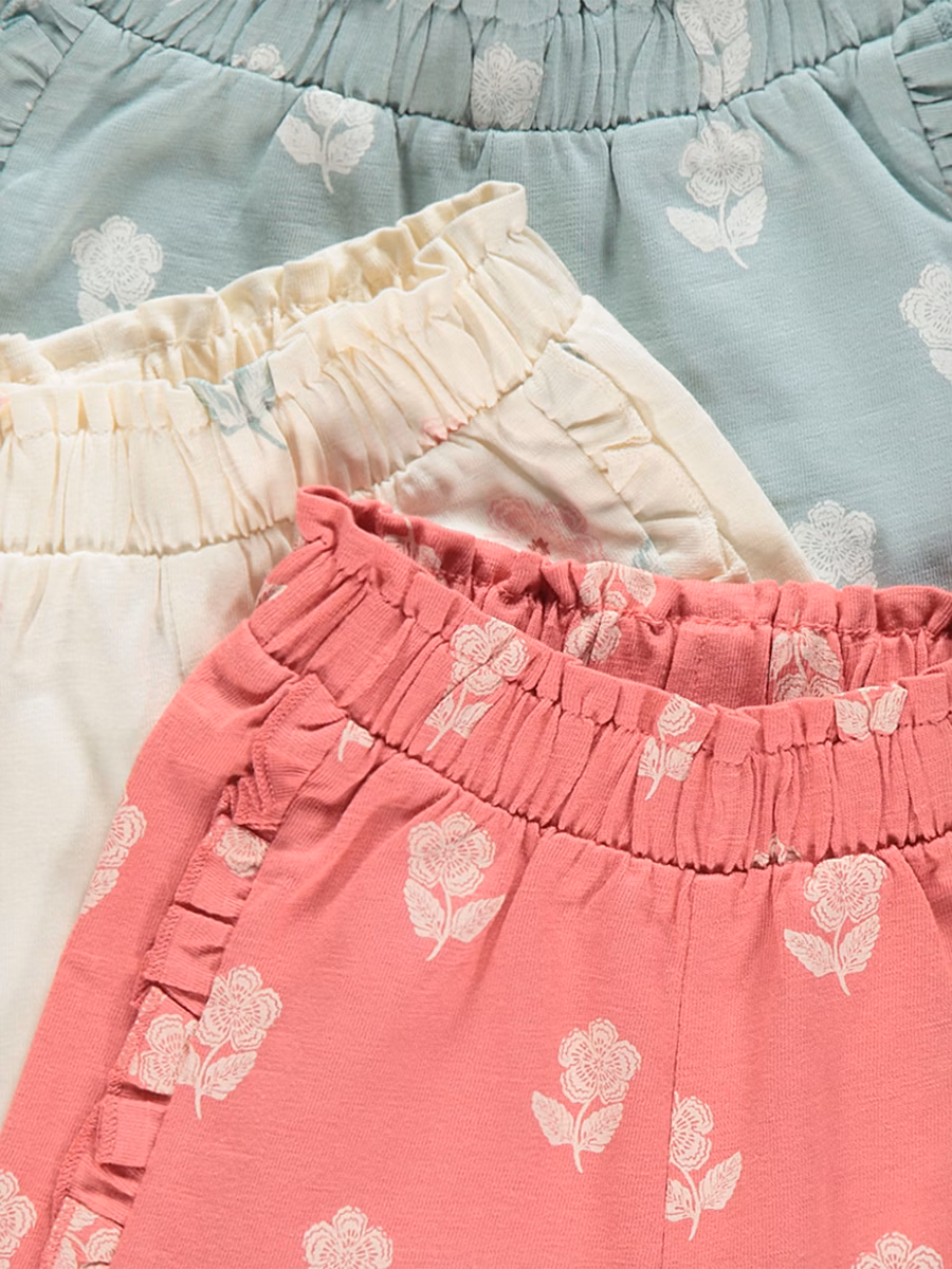 Floral Frill Trim Shorts 5 Pack detail 1