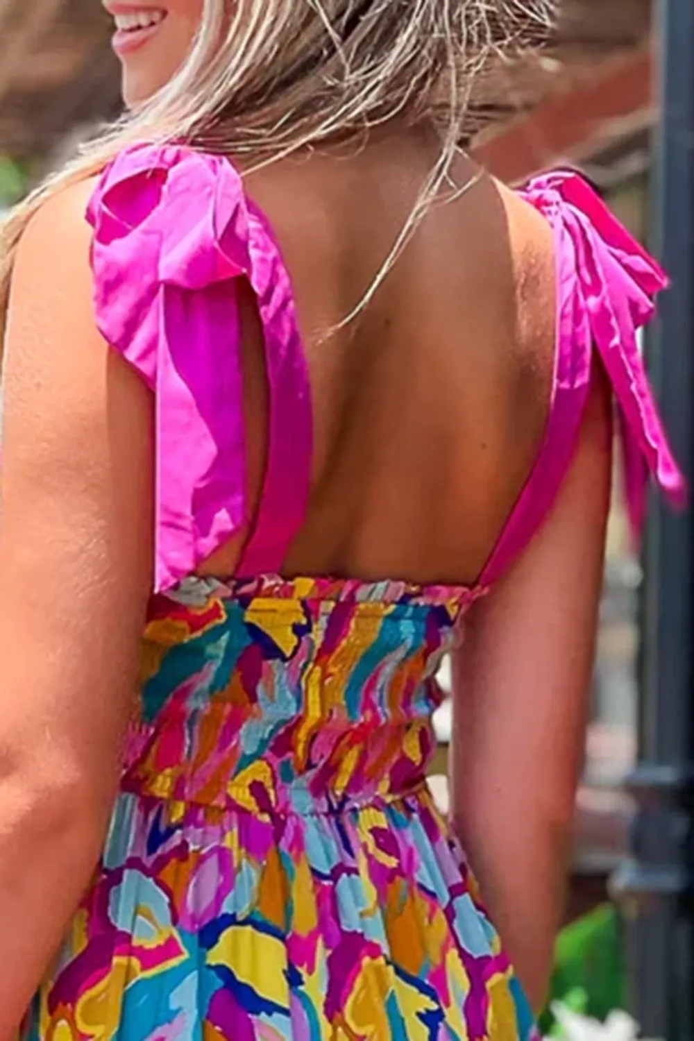 Colorful Floral Dress