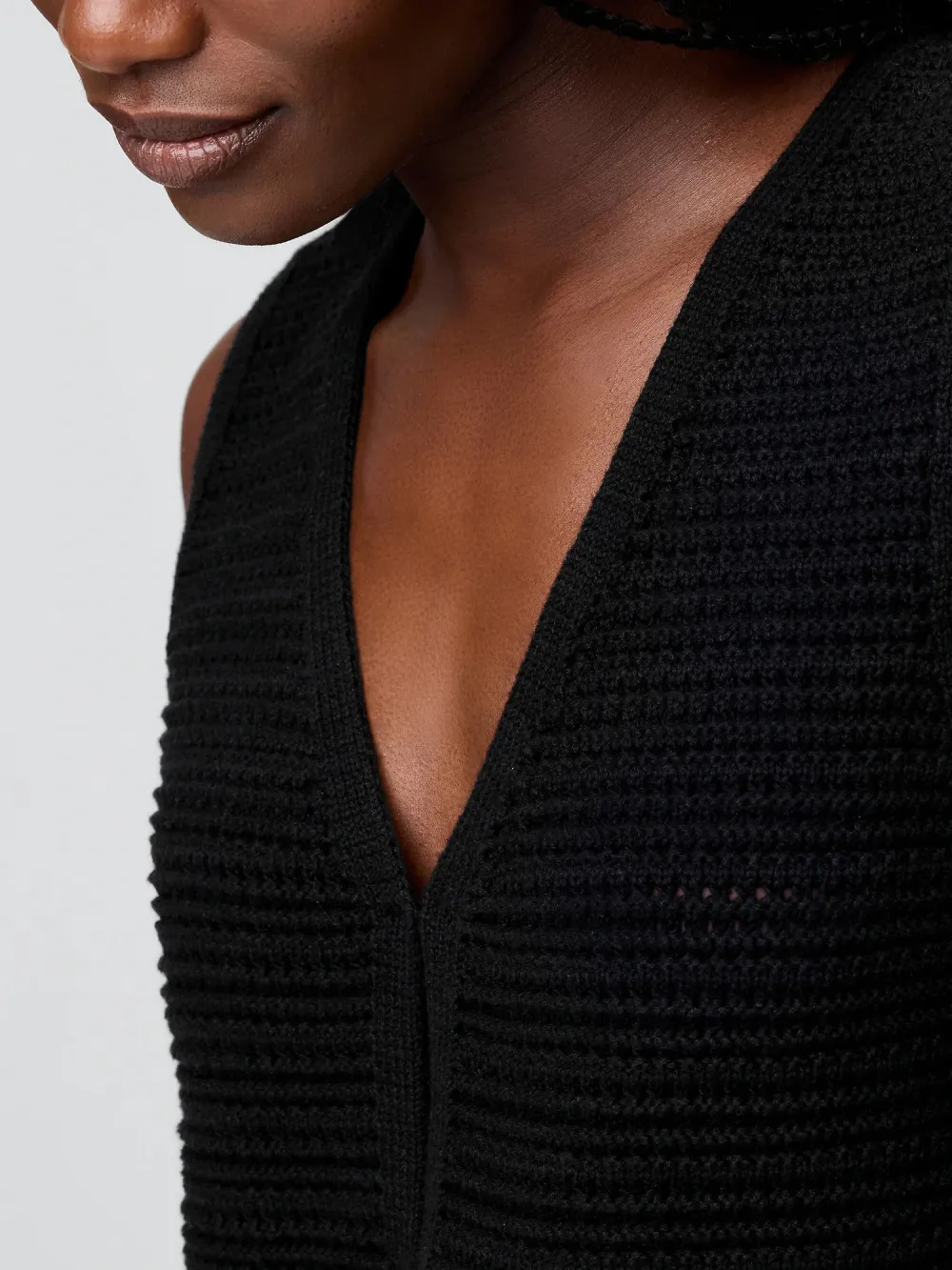 Cotton V-Neck Vest