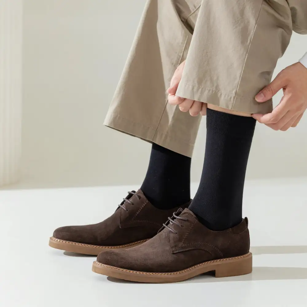Mercerized Cotton Crew Socks