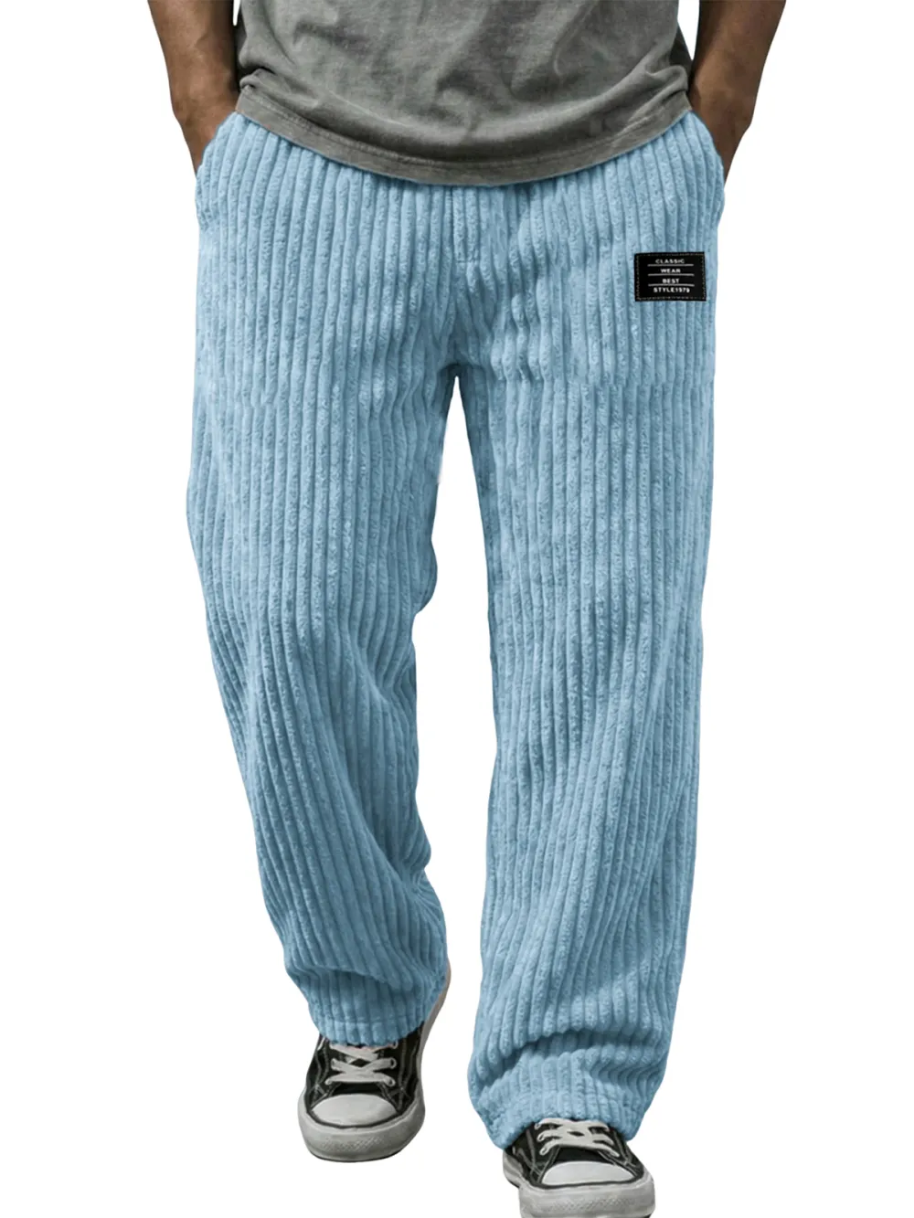 Soft Touch Corduroy Striped Trousers