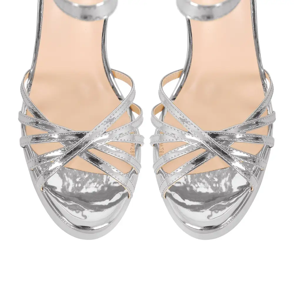 Buckle Strap Platform Chunky High Heel Sandals
