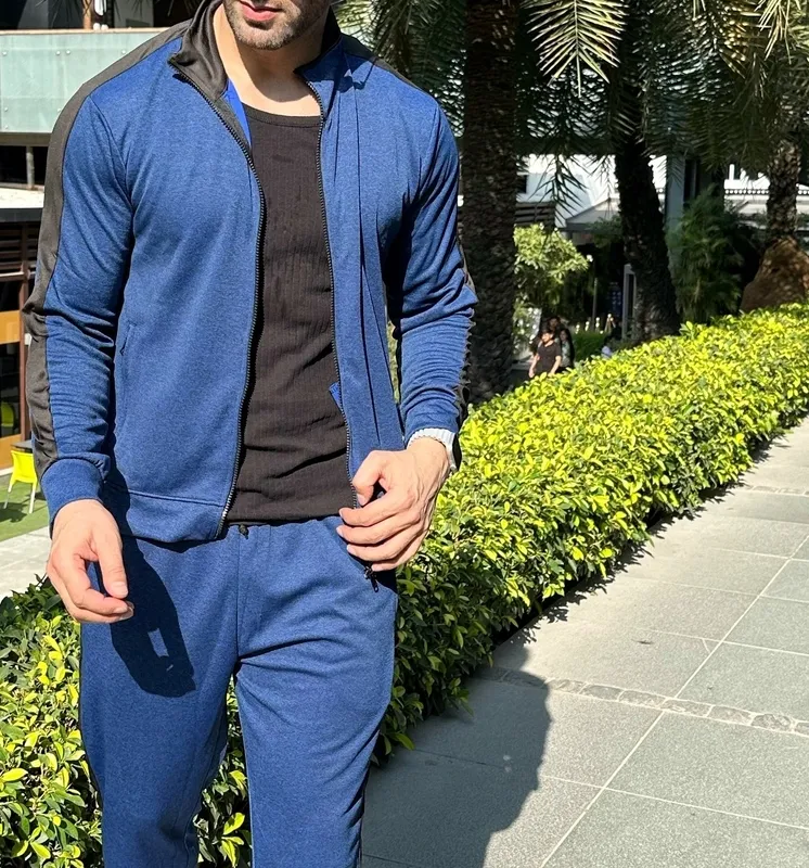 Royal Blue Tracksuit Set