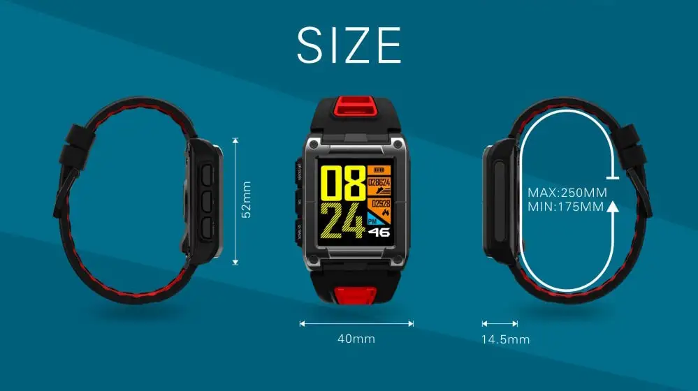 GPS Clock Compass Smart Wrist Watch
