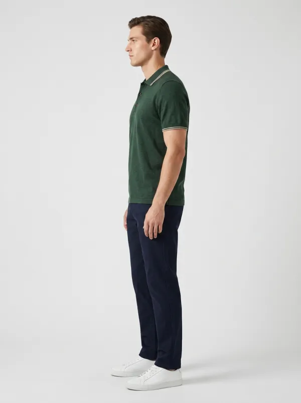 Vintage-Inspired Men's Polo Shirt