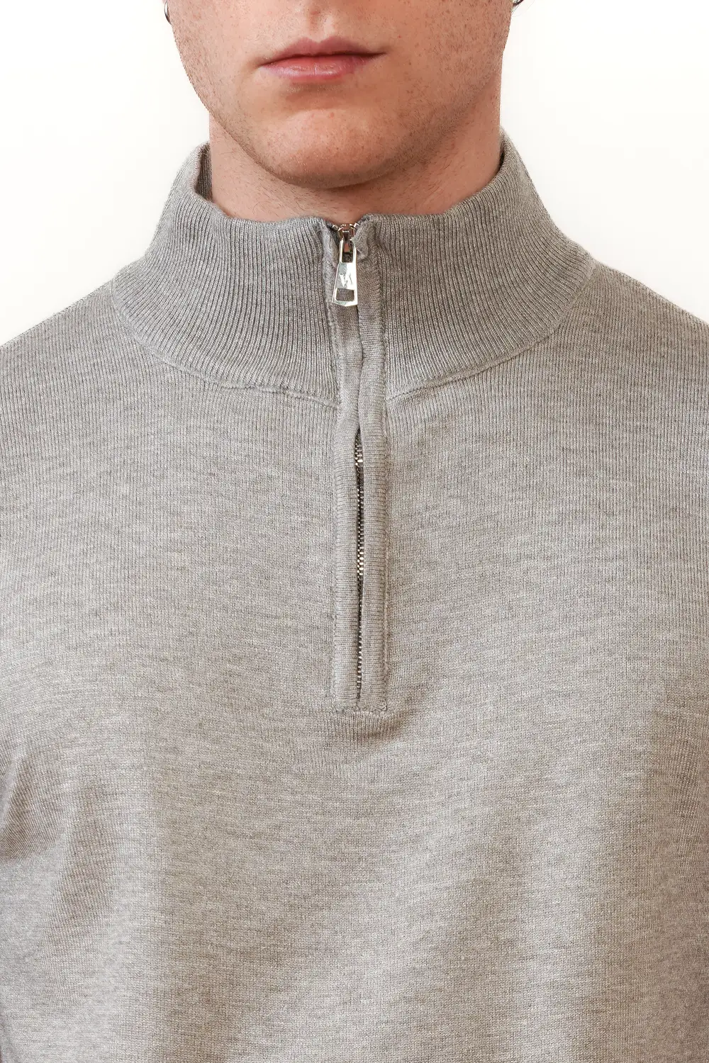 Refined Viscose Refined Half Zip Sweater