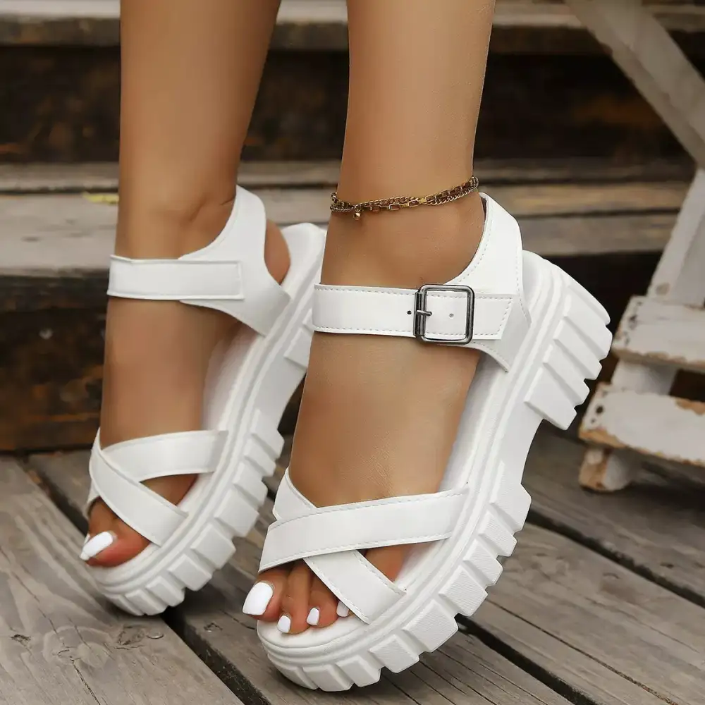 Platform Ankle Strap Sandals
