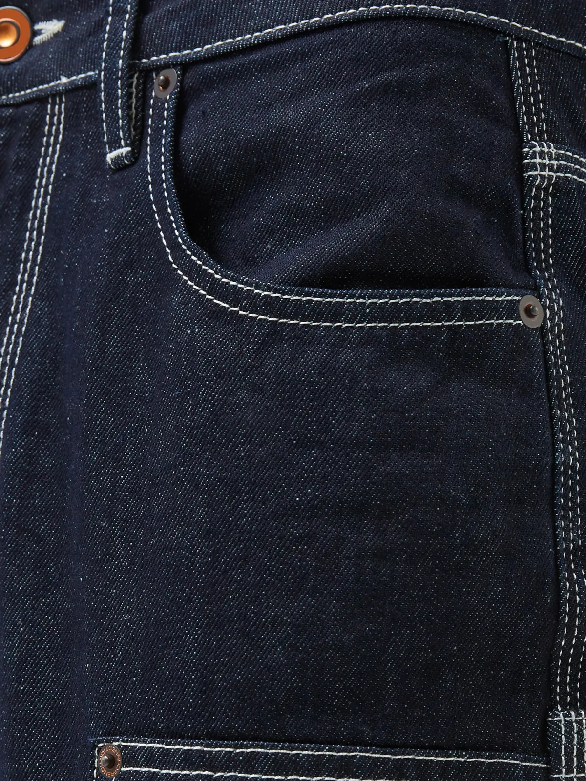 Designer Contrast Denim Blue Jeans