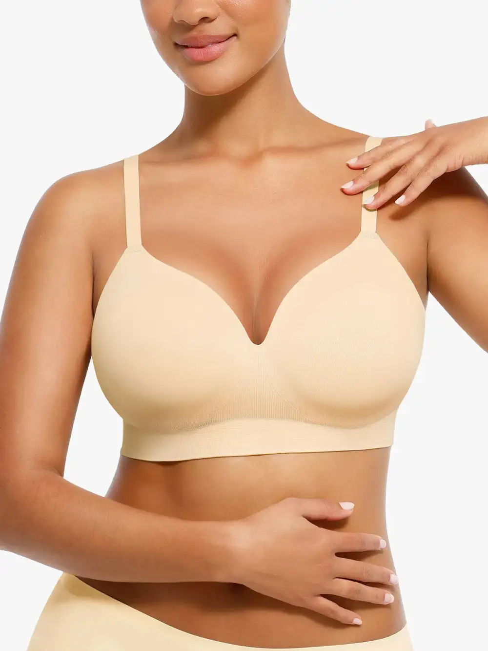 Seamless Wireless Shaping Lift Bra