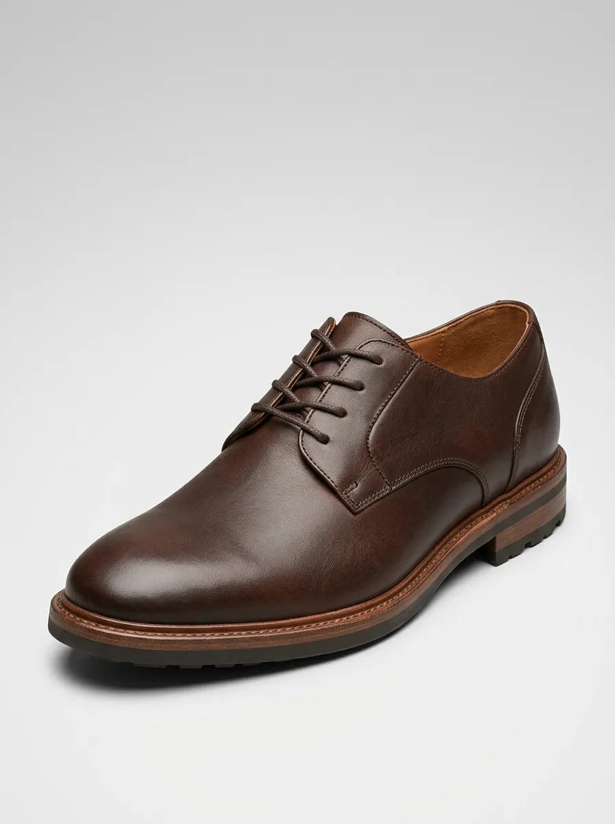 Men's Structured Derby Dress Shoes