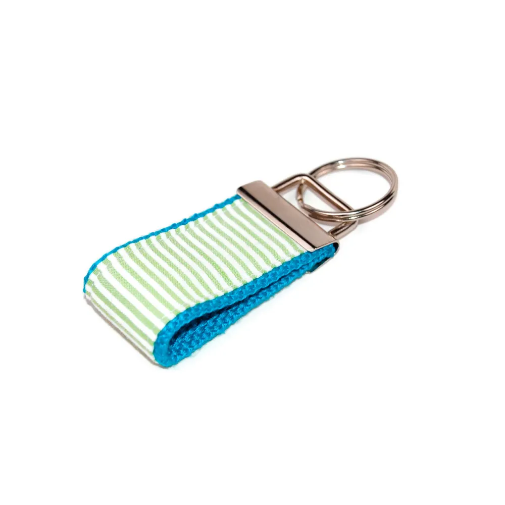 Seersucker Storybook Inspired Keychain