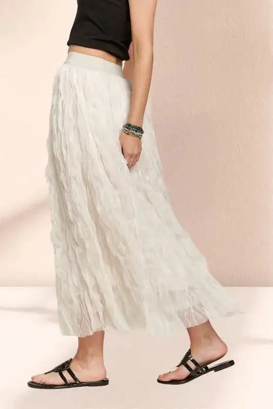 Elastic Waist Skirt