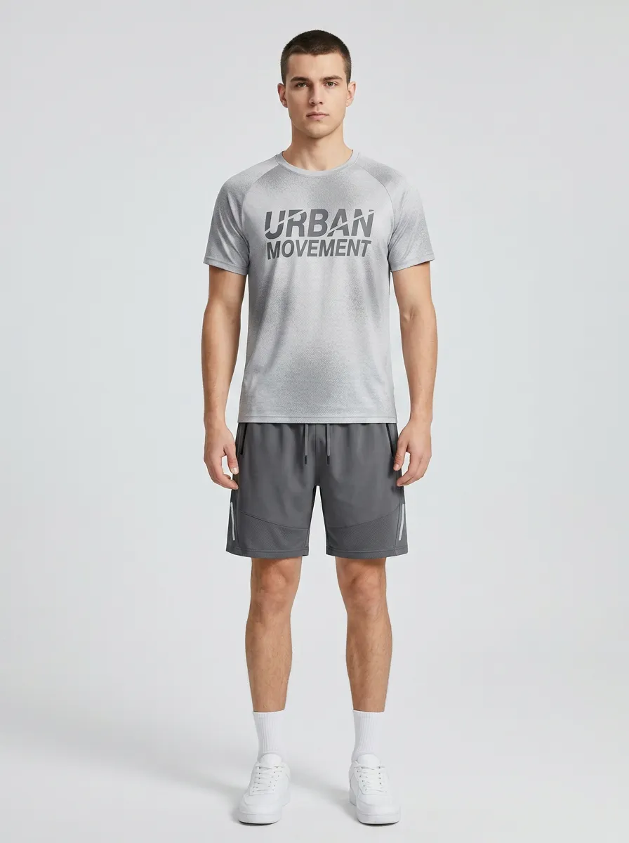 Men's Urban Movement Graphic Printed Sportswear Set