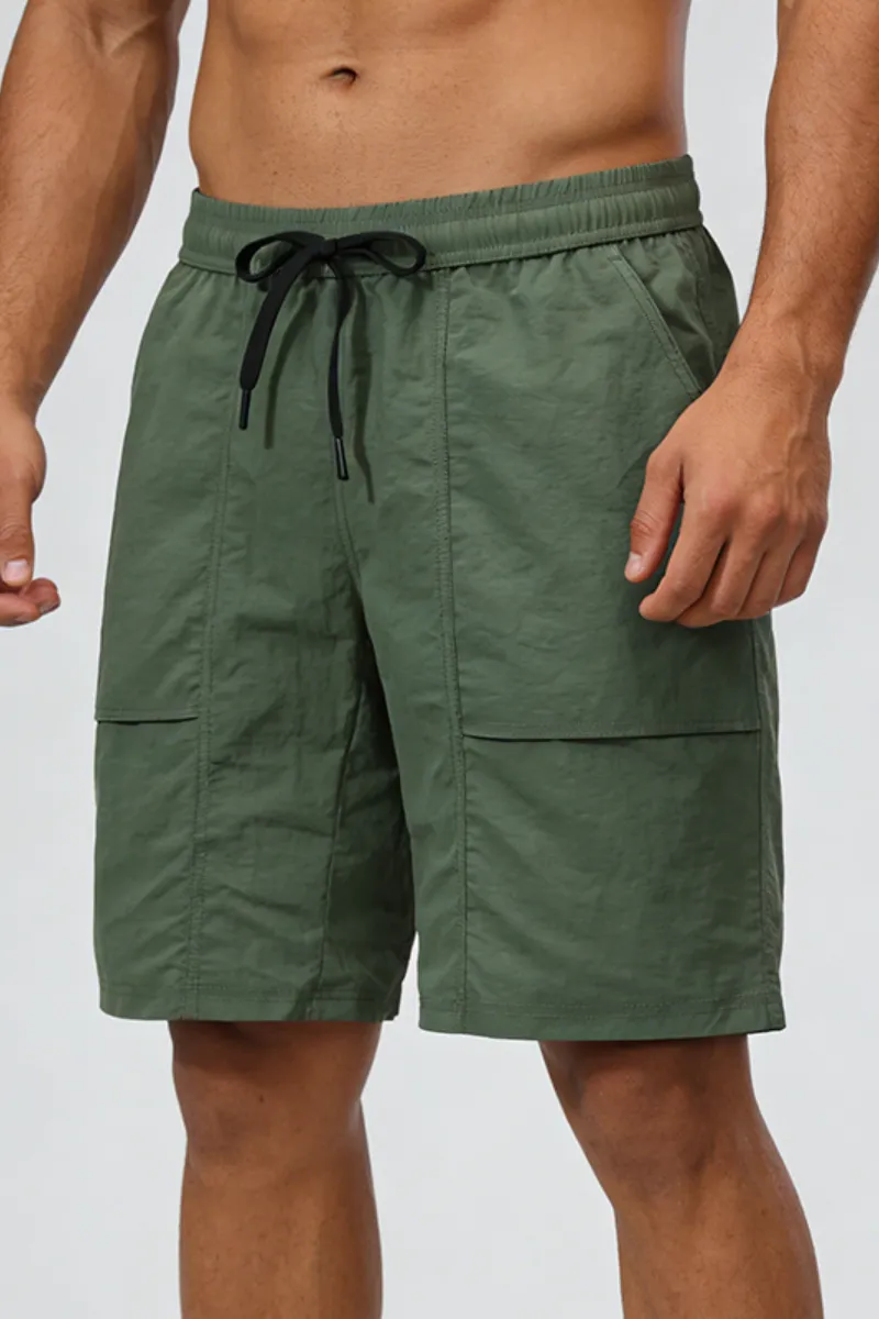 Quick Dry Drawstring Lightweight Athletic Shorts
