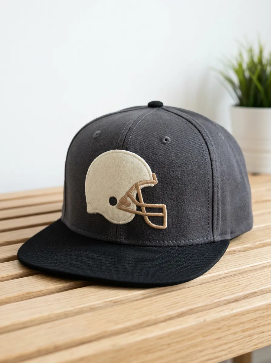 Men's Weekend American Football Fan Helmet Embroidered Snapback Cap