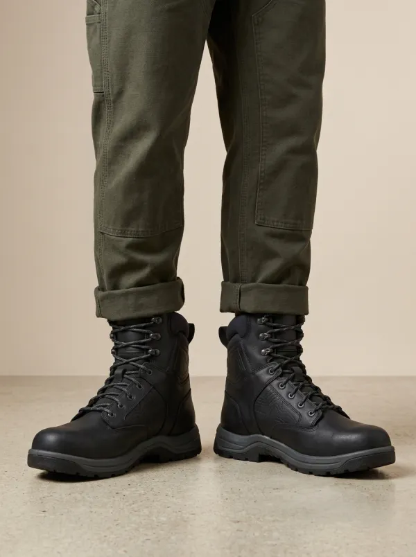Men's Layered Detail Tactical Work Boots