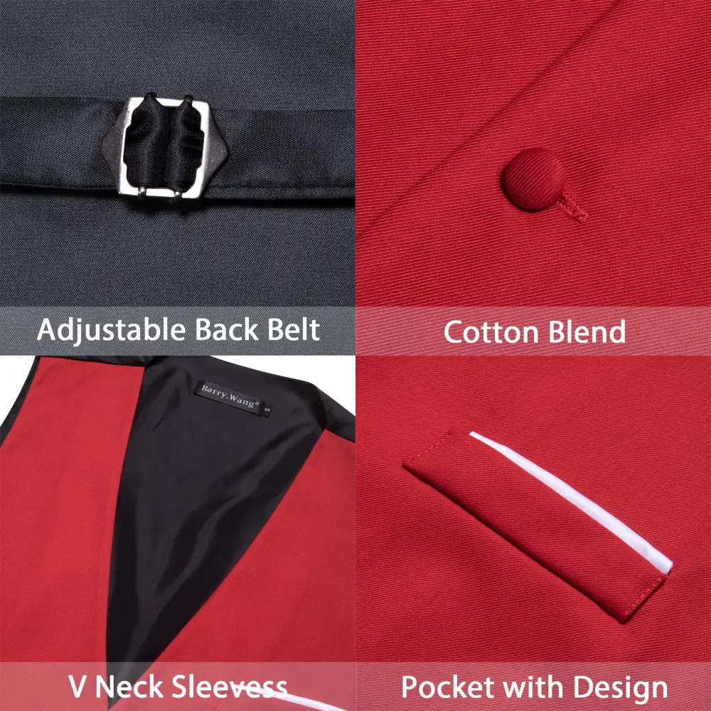 Solid Slim Fit Formal Dress Vest