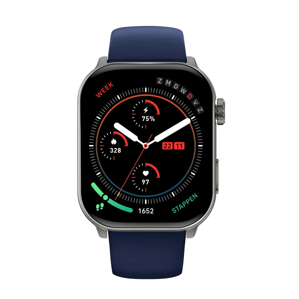 Bluetooth Calling Smart Watch with Health Tracking, 10-Day Battery & IP68 Waterproof for iPhone & Android