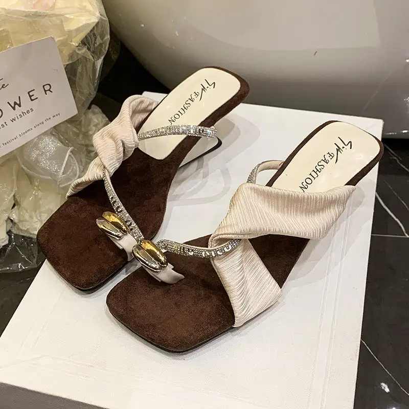 Rhinestone Detail Sandals
