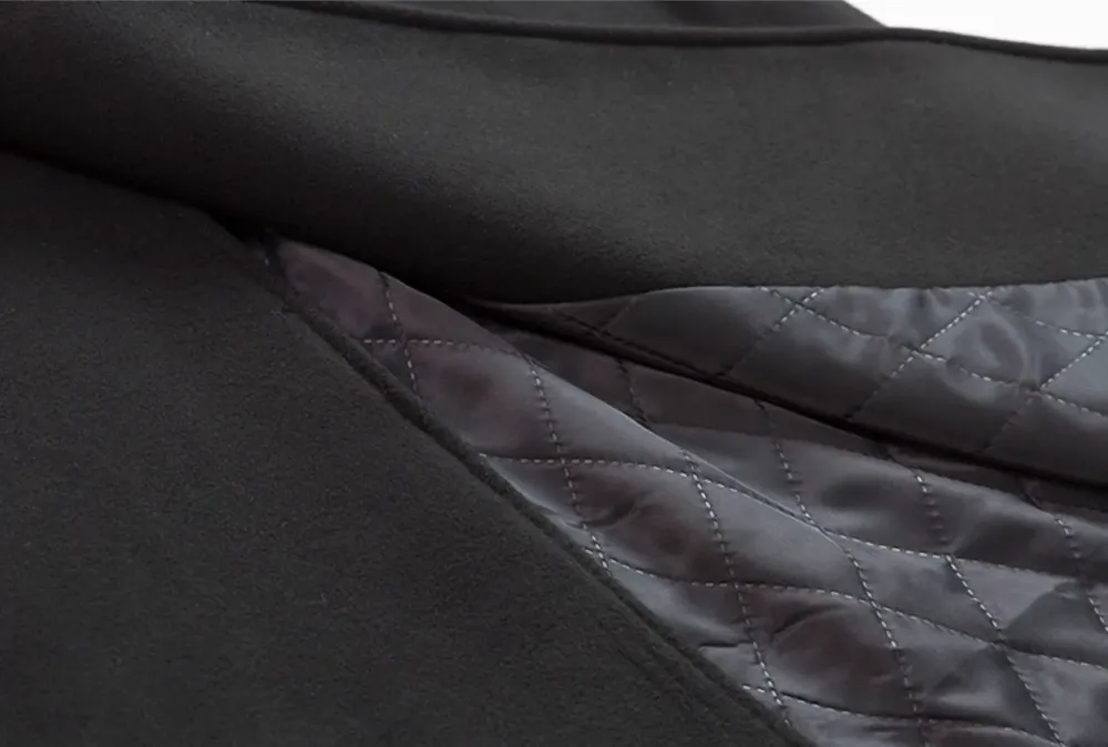 Premium Over-the-Knee Blazer Coat