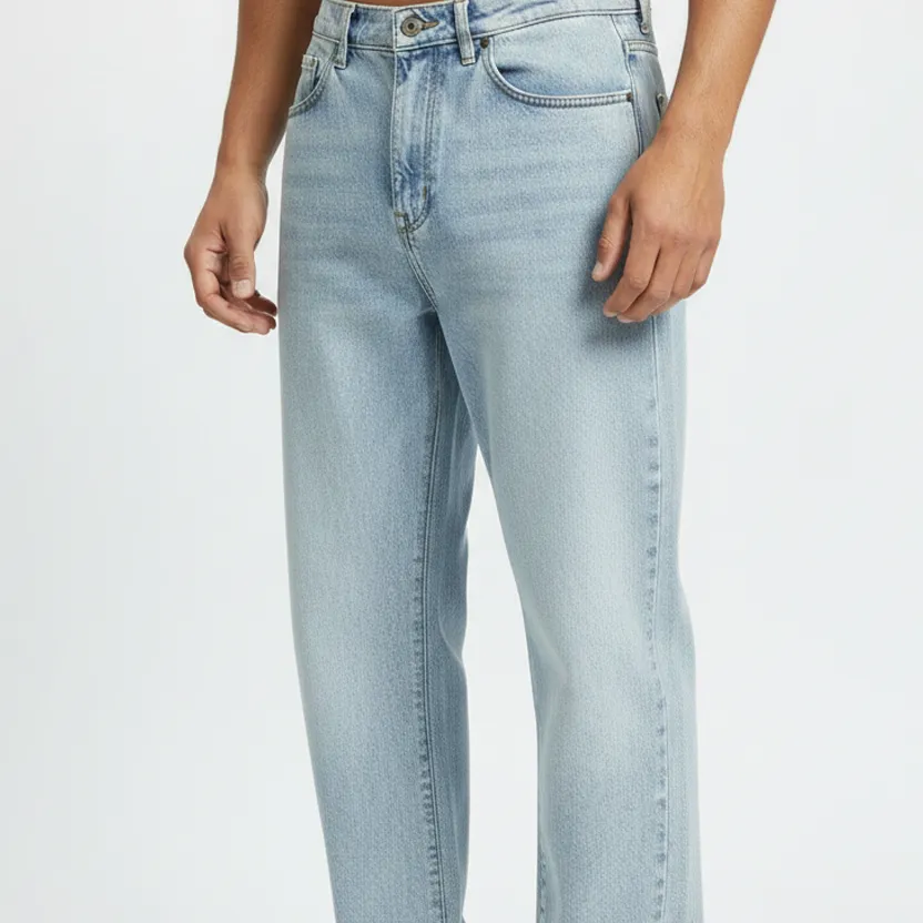 Modern Loose Fit Five Pocket Jeans