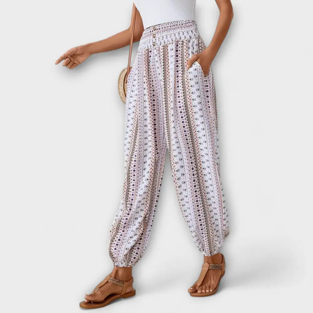 Ethnic Print Everyday Trousers